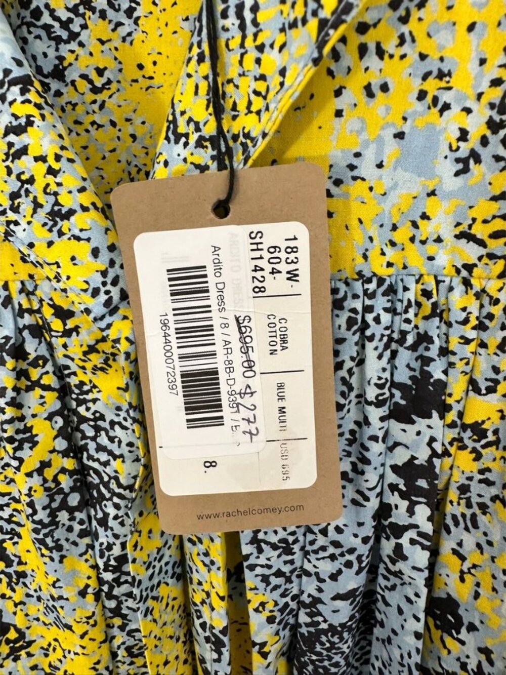 Rachel Comey Ardito Cobra Print Dress NWT Sz 8 - Picture 5 of 8